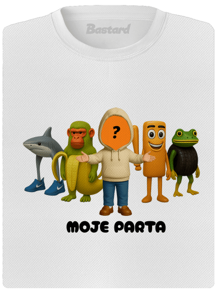 Brainrot parta pro holky dámské sportovní tričko White