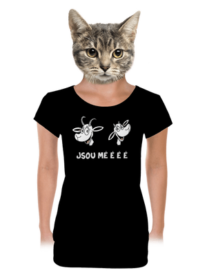Kozy Jsou méééé dámské tričko s lemem Black