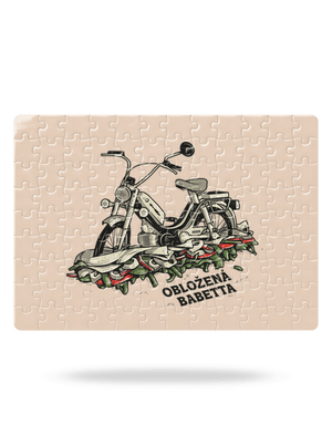 Obložená Babetta puzzle White