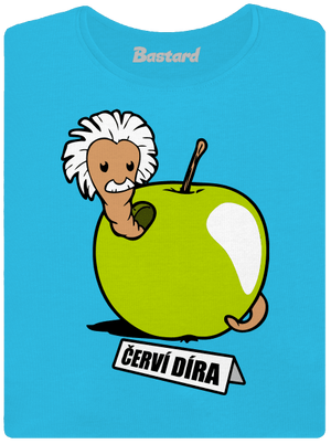 Červí díra dámské tričko Blue Atol