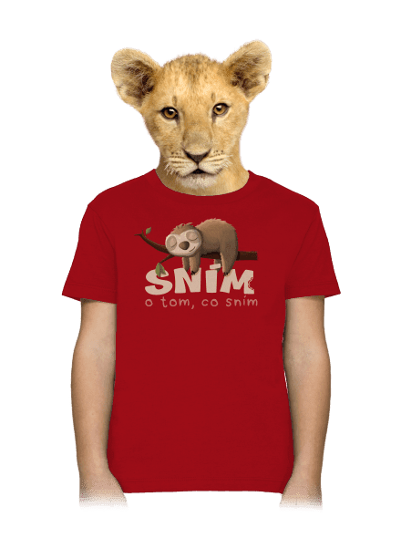 Sním o tom, co sním dětské tričko Red