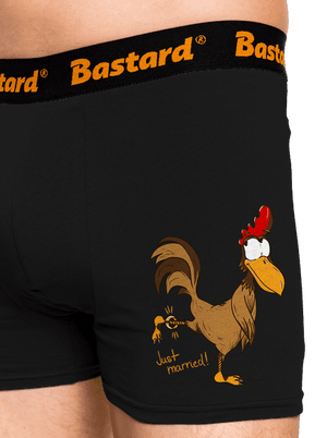 Novomanželé boxerky Black