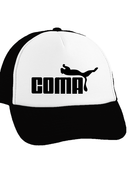 Coma kšiltovka truckerka Black cap