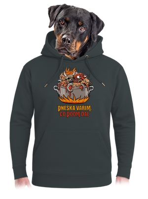 Co Doom dal unisex mikina premium Charcoal