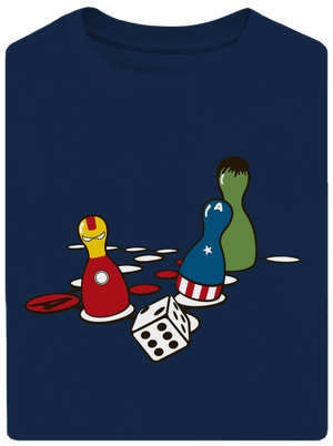 Superhrdino nezlob se unisex tričko oversized Midnight Blue