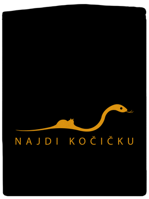 Najdi kočičku dámská mikina na zip Black