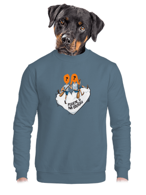 unisex mikina bez kapuce