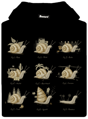Sladký domov pánská mikina klokanka Black