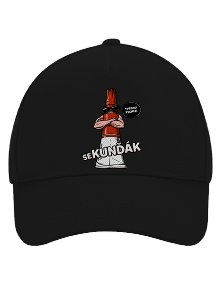 Sekunďák kšiltovka baseballka Black