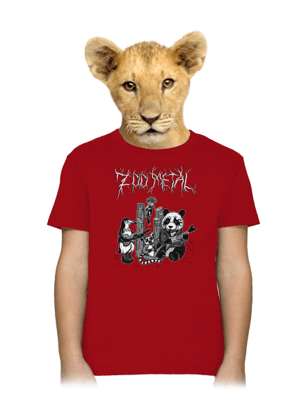 ZOO metal dětské tričko Red
