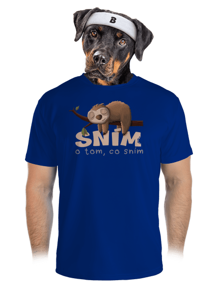 Sním o tom, co sním pánské sportovní tričko Royal Blue Mal