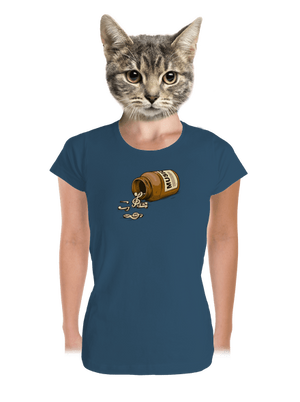 Music Pills dámské tričko premium Petrol Blue