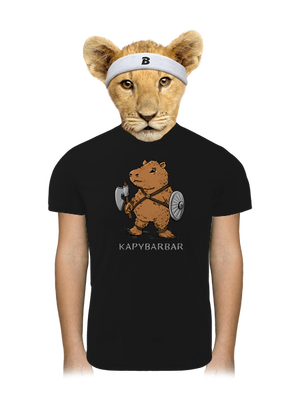 Kapybarbar dětské sportovní tričko Black