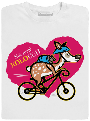 Kolouch na kole pánské tričko White