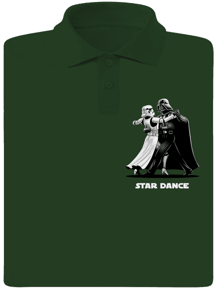 Star dance pánská polokošile Bottle Green Mal