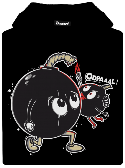 Bomby dámská mikina klokanka Black