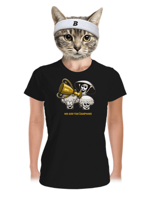 Žampioni dámské sportovní tričko Black