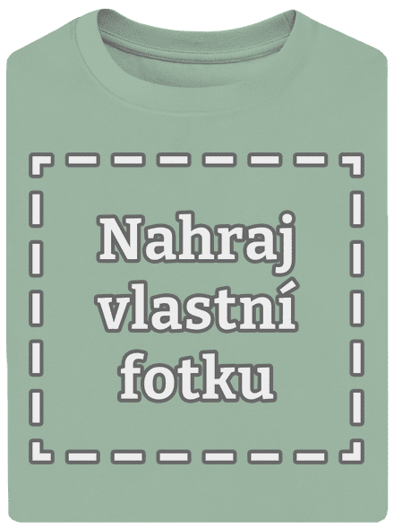 Vlastní potisk unisex tričko oversized Sage