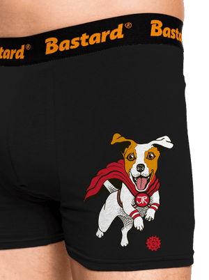 Jack Russell boxerky Black