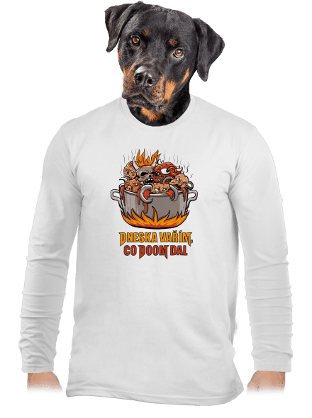 Co Doom dal pánské dlouhý rukáv White