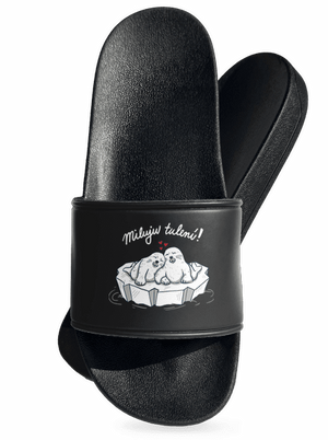 Miluju tulení pantofle Black