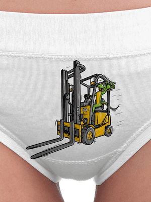 Ještěrka  dámské kalhotky White