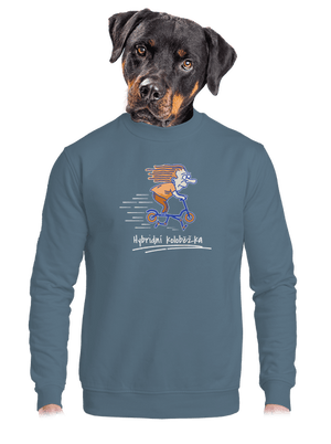 unisex mikina bez kapuce