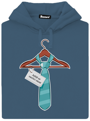 Nechci se vázat dámská mikina klokanka Denim