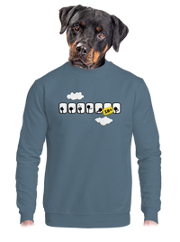 unisex mikina bez kapuce