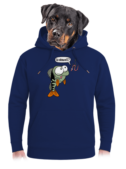 Co okouníš? unisex mikina premium Navy