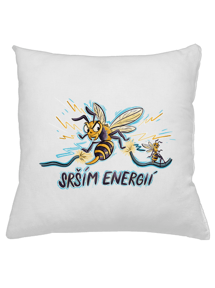 Srším energií polštář White