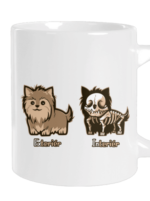 Teriér velký hrnek White