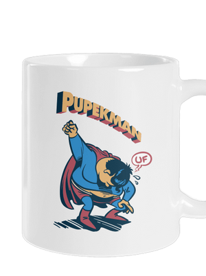 Pupekman klasický hrnek White