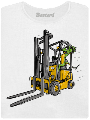 Ještěrka  dámské tričko White