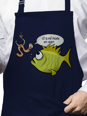 Ryba a žížala zástěra Navy