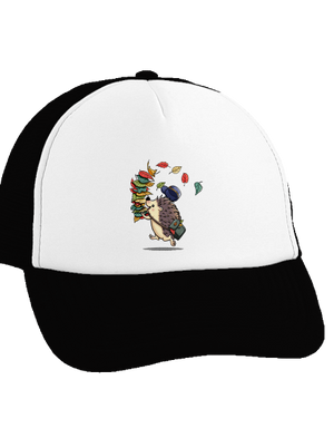 Listonoš kšiltovka truckerka Black cap