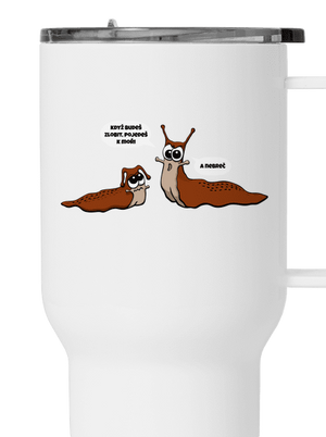 Slimáci termohrnek White