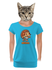 dámské tričko s lemem