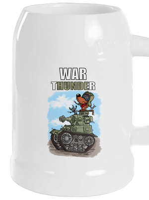 War Hunde půllitr White