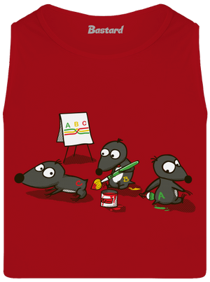 Pražský krtek pánské tílko Red