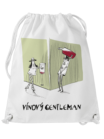 Vínový gentleman  vak White