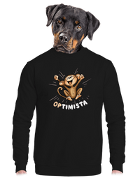 unisex mikina bez kapuce