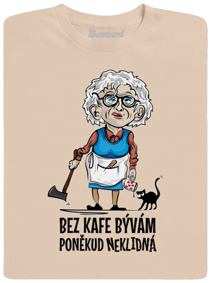 Neklidná bez kafe pánské tričko Sand