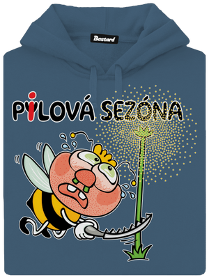 Pylová sezóna dámská mikina klokanka Denim