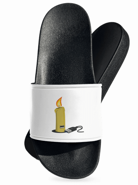USB svíčka pantofle White