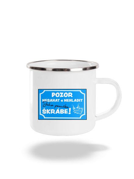 Pozor, nesahat plecháček White