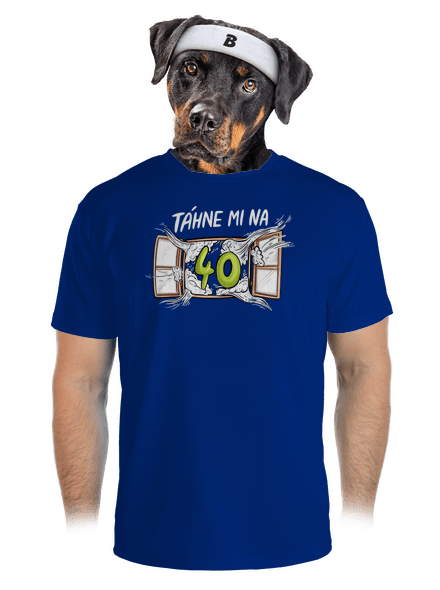 Táhne mi na pánské sportovní tričko Royal Blue Mal