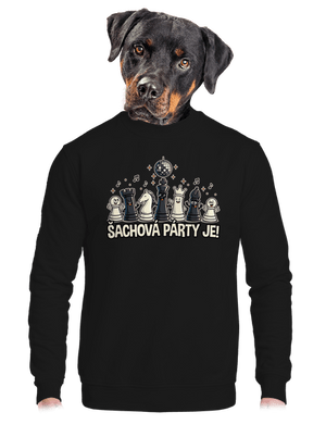 unisex mikina bez kapuce