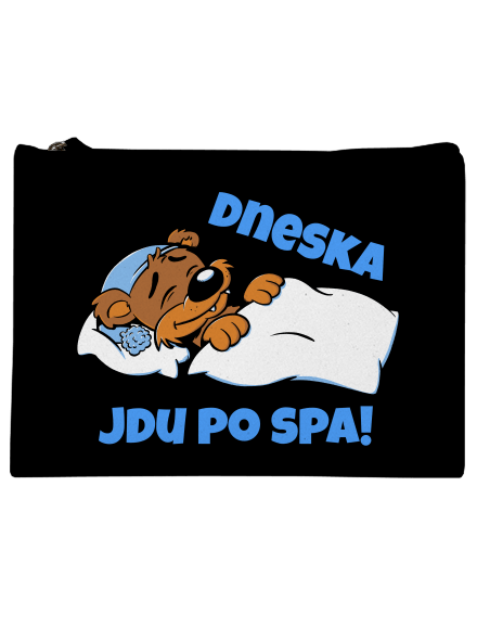 Dneska jdu po spa taštička Black