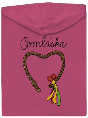 Pomláska dámská mikina na zip Magenta